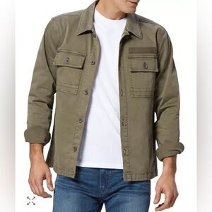 PAIGE Alva Cotton-Blend Oversized Fit Military Jacket Men’s Size Large